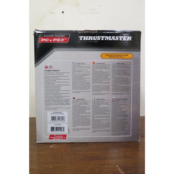 Thrustmaster Joystick T.Flight Stick X Flight Simulators PC & PS3 W/ 2 PS3 Games - Picture 16 of 16